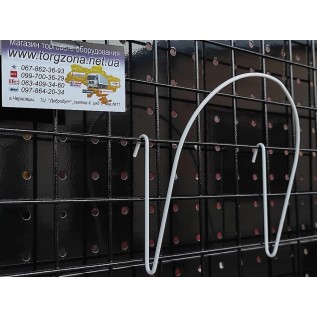 Полиця-карман для сорочок та шапок №2 (прут d3mm)